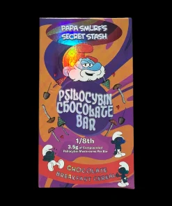 Papa Smurf’s Secret Stash Shroom Bar – Reeses 3.5G