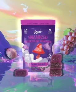 PURPLE MUSHROOM ENHANCED MICRODOSE GUMMIES | SOUR GRAPE